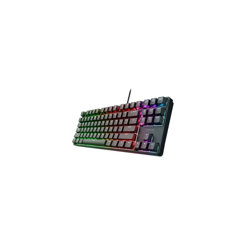 Mechaninė žaidimų klaviatūra Trust GXT 864 Cada Compact TKL