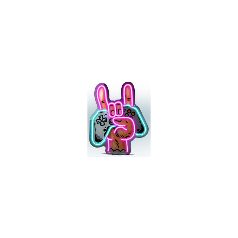 Led lamp SBS Game On Rock Neon effect
