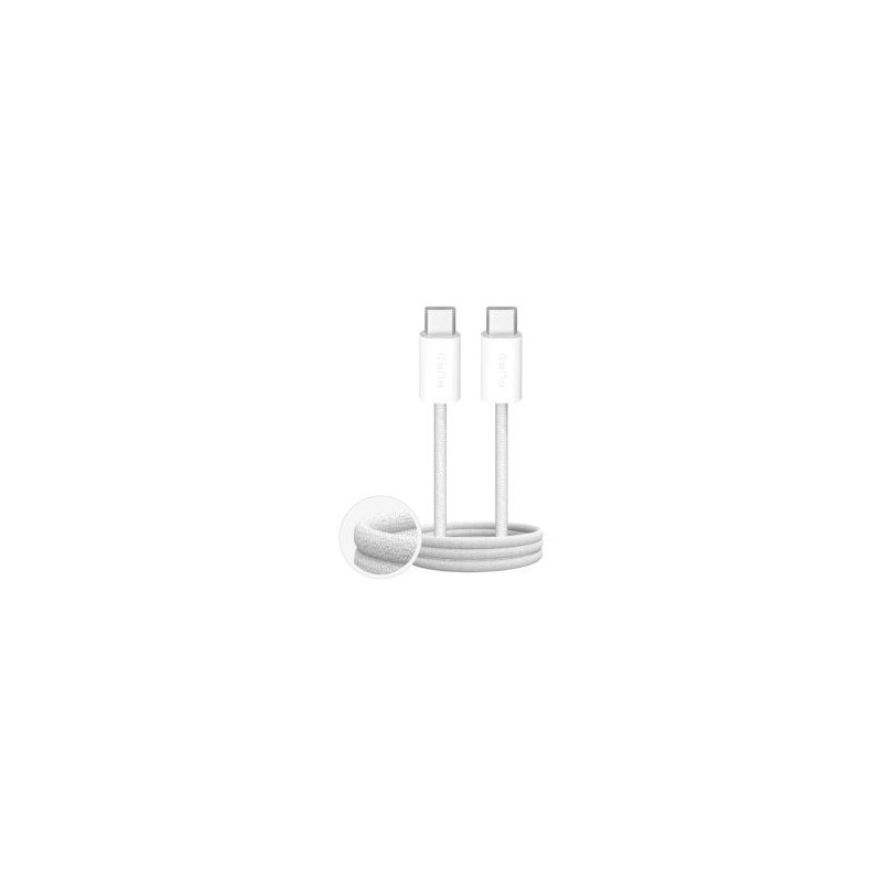 USB cable Puro Fabrik USB-C-USB-C 2m White