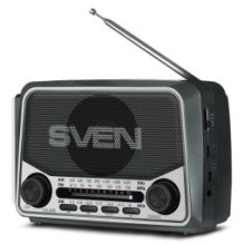 Garsiakalbis Sven SRP-150 FM, AM, SW radijas su „Bluetooth“ pilka