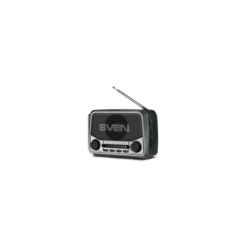 Garsiakalbis Sven SRP-150 FM, AM, SW radijas su „Bluetooth“ pilka