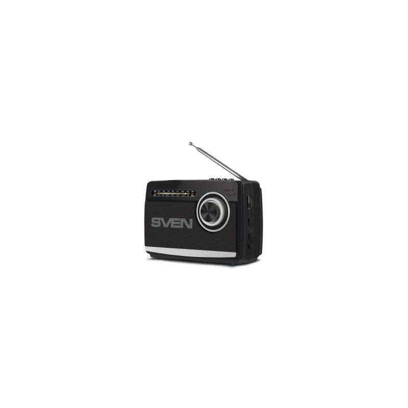 Garsiakalbis Sven SRP-155 FM, AM, SW radijas su „Bluetooth“ juodas