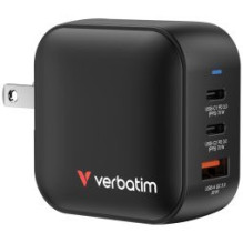 Įkroviklis Verbatim Universal Mini GaN sieninis įkroviklis 70W JK + ES