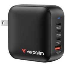 Įkroviklis Verbatim Universal Mini GaN sieninis įkroviklis 100W JK + ES