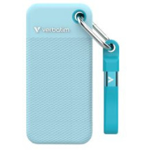 Išorinis SSD diskas „Verbatim Pocket Pollar Blue“ 1 TB USB-C