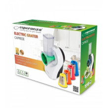 Esperanza EKM026 electric grater / spiralizer Plastic Multicolour Esperanza EKM026 electric grater / spiralizer Plastic Multicolour