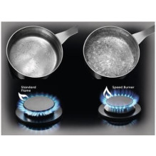 „Electrolux EGS6426SX“ nerūdijančio plieno, įmontuojama, dujinė, 4 zonų