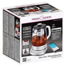 Proficook electric cordless glass kettle PC-WKS 1167 Proficook electric cordless glass kettle PC-WKS 1167