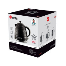 ELDOM NELA kettle, 1.7 l capacity, 2000 W power, black ELDOM NELA kettle, 1.7 l capacity, 2000 W power, black