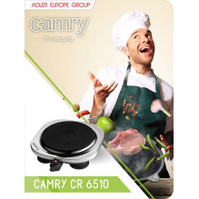 Adler CAMRY CR 6510 viryklė, pastatoma, juoda, pilka, elektrinė