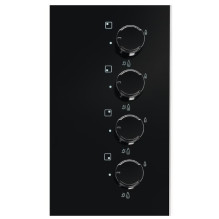 „Electrolux EGG6407K“ juoda, įmontuojama, 59 cm, dujinė, 4 kaitvietės