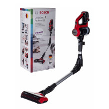 Bosch BBS711ANM stick vacuum / electric broom Bagless 0.3 L Black, Red, Stainless steel