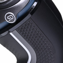 „Philips S3343/13“ vyriškas skustuvas, rotacinis skustuvas, juodas, chromuotas