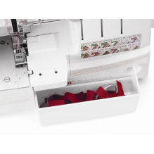 Overlock Singer 14T968 sewing machine, electric current, white Overlock Singer 14T968 sewing machine, electric current, white