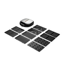 Adler AD 3040 sumuštinių keptuvė 1200 W juoda, pilka Adler AD 3040 sumuštinių keptuvė 1200 W juoda, pilka