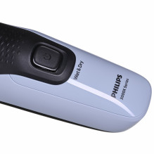 „Philips X3003/00“ vyriškas skustuvas, rotacinis skustuvas, juodas, mėlynas
