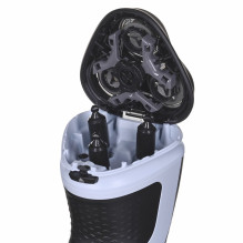„Philips X3003/00“ vyriškas skustuvas, rotacinis skustuvas, juodas, mėlynas