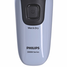 Philips X3003 / 00 men's shaver Rotation shaver Trimmer Black, Blue