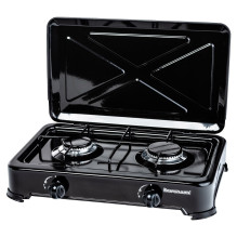 Countertop Hob Gas Ravanson K-02TB black 2 zone(s)