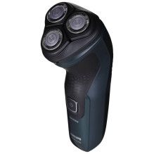 „Philips X3052/00“ vyriškas skustuvas, rotacinis skustuvas, juodas, žalias