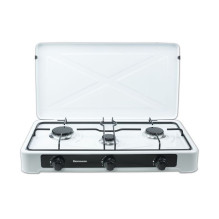 Countertop Hob Gas Ravanson K-03TB white 3 zone(s)