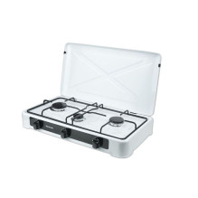 Countertop Hob Gas Ravanson K-03TB white 3 zone(s)