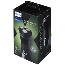 „Philips X3052/00“ vyriškas skustuvas, rotacinis skustuvas, juodas, žalias