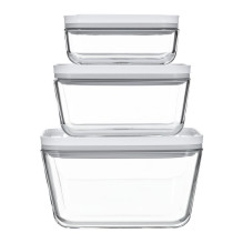 3 stiklinių indelių rinkinys „Zwilling Fresh Save“ 3 stiklinių indelių rinkinys „Zwilling Fresh Save“