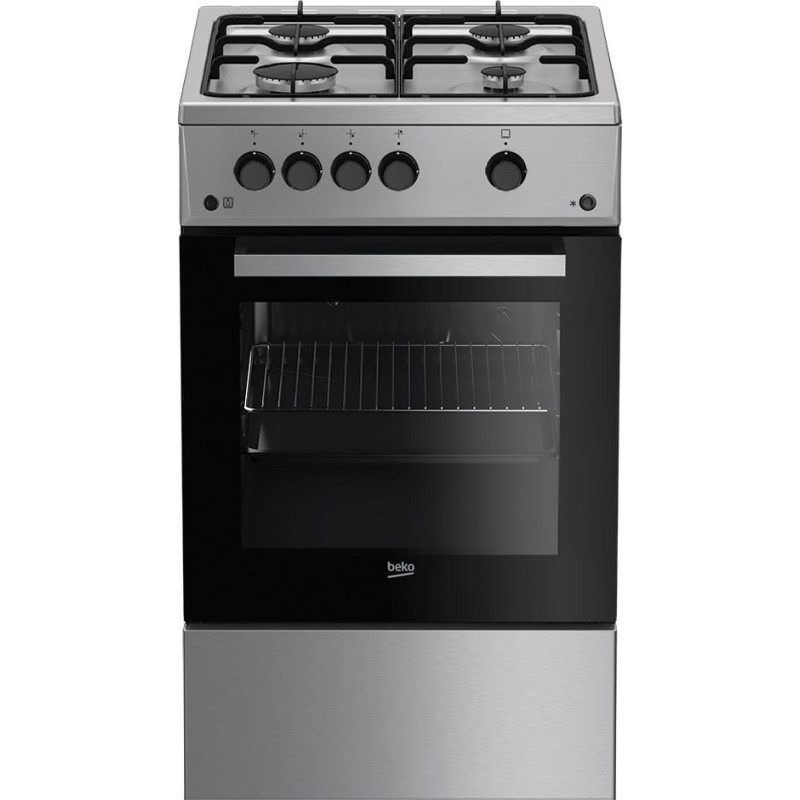 Beko FSG52020FX viryklė Laisvai pastatoma dujinė viryklė Nerūdijantis plienas