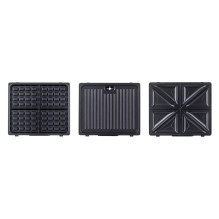 Toaster Ravanson OP-7050 Black, Silver 1200 W