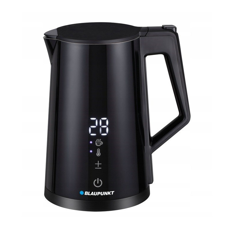 Blaupunkt EKD601 electric kettle with display, 1.7 l, 2200 W, black