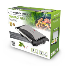 Esperanza EKG006 Electric grill 750W Inox / Black Esperanza EKG006 Electric grill 750W Inox / Black