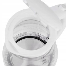 Adler AD 1274 B elektrinis virdulys 1,7 l baltas, permatomas 2200 W