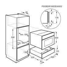 Warming drawer ELECTROLUX LBD4Z