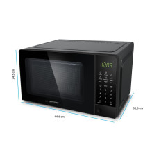 Esperanza EKO009 microwave Black Solo microwave Countertop 20 L 700 W
