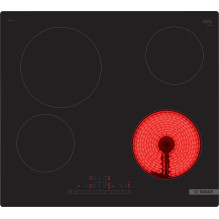 Bosch Serie 6 PKE611FP2E hob Black Built-in 60 cm Ceramic hob 4 zone(s)