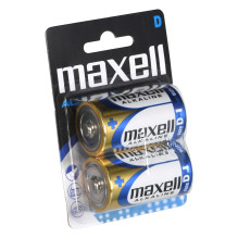 MAXELL šarminės LR20 baterijos 2 vnt.