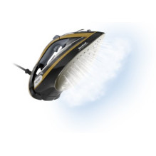 Tefal FV9865E0 iron Dry &amp; Steam iron Durilium Autoclean soleplate 3000 W Black, Gold