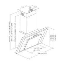 Akpo WK-4 Nero Eco 60 Sieninis Baltas