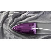 Tefal FV2836 Dry &amp; Steam iron Ceramic soleplate 2400 W Purple, White
