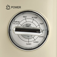 Girmi FM21 Mikrobangų krosnelė, plačiajuostė, 20 l, 700 W, smėlio spalvos