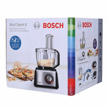 „Bosch MC812M865“ virtuvės kombainas, 1250 W, 3,9 l, juodas, nerūdijantis plienas