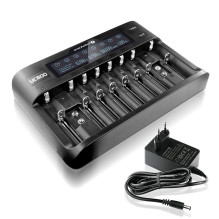 Įkroviklis cilindrinėms ličio jonų ir Ni-MH baterijoms everActive UC-800 Įkroviklis cilindrinėms ličio jonų ir Ni-MH baterijoms everActive UC-800