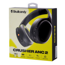 Ausinės Skullcandy Crusher ANC 2 belaidės, juodos