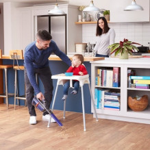 „Black Decker BHHV520BFP“ rankinis dulkių siurblys, juodas, violetinis, be maišelio