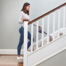 „Black Decker BHHV520BFP“ rankinis dulkių siurblys, juodas, violetinis, be maišelio