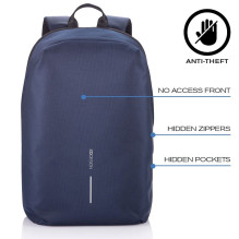 XD DESIGN APSIAUGOJANTI KUPRINĖ „BOBBY SOFT NAVY“ MĖLYNA, P/N: P705.795