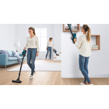 Bosch Serie 6 BBS611LAG stick vacuum / electric broom 2-in-1 stick vacuum Battery Dry Bagless 0.3 L Blue 2.5 Ah