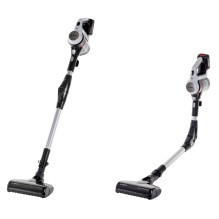 Bosch BBS711W stick vacuum / electric broom Bagless 0.3 L Black, Stainless steel, White