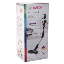 Bosch BBS711W lazdinė dulkių siurblio / elektrinės šluotos be maišelio, 0,3 l, juoda, nerūdijančio plieno, balta